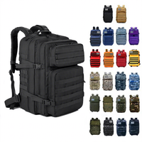 Mochila Táctica Molle Personalizada al por Mayor con Logotipo, Unisex, para Deportes al Aire Libre, Gimnasio, Senderismo