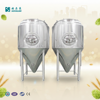 Cuve de Fermentation de Bière Conique Sous Pression en Acier Inoxydable 304 de 5000L