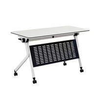 Table de conférence mobile combinable pour instituts de formation, bureau pliable pour la formation, rangement facile et empilable