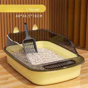 <span class=keywords><strong>Caja</strong></span> de Arena para Gatos de Plástico de Gran Espacio, Fabricada en Fábrica al por Mayor, con Pala para Arena - Product Image 5