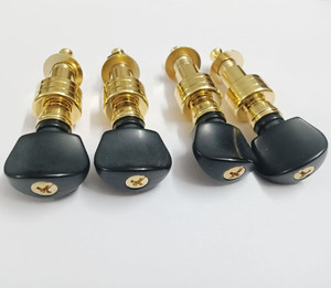 <span class=keywords><strong>Banjo</strong></span> điều chỉnh chốt Vàng 4 cái Bộ máy đầu với nút màu đen - Product Image 2