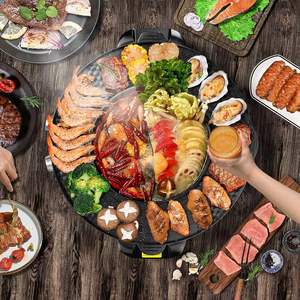 Электрическая гриль-плита 2-в-1 с двойным контролем температуры - Product Image 5