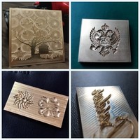 Machine de gravure CNC pour micro-marquage à chaud sur cuivre, matrices de marquage à chaud 2D pour l'emballage