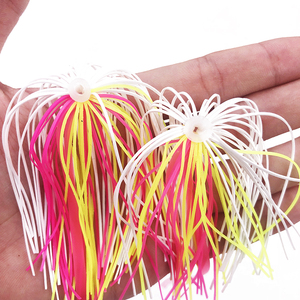 Weiyu Materiale in Silicone per Gonne da Jigging e Strisce per Gonne da <span class=keywords><strong>Pesca</strong></span> <span class=keywords><strong>a</strong></span> Traina 13-30cm - Product Image 6