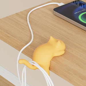 Wholesale Desktop Hooks Key Holder Cute Cat-Shaped <b>Desk</b> <b>Ornament</b> Kawaii Office Bag Storage Table Keychain - Product Image 6