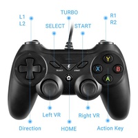 SYYTECH nouveau contrôleur de manette de jeu filaire USB pour PS3 Android TV Box accessoires de manette vidéo