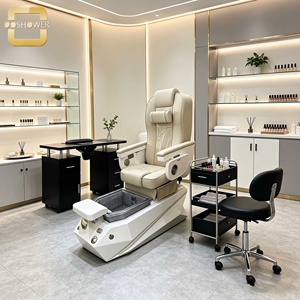 <span class=keywords><strong>Kursi</strong></span> Pedikur Elektrik dengan Fungsi Pijat & Bak Rendam Kaki, Stasiun Pedikur Salon Kuku untuk Spa Kecantikan & Salon Kuku - Product Image 1