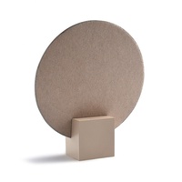 Miroir de maquillage rond sur pied avec support, personnalisable avec logo, éclairé, pour bureau, DIY