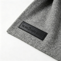 Écussons personnalisés en cuir PU avec logo, étiquettes écologiques thermosoudées pour vêtements, accessoires de confection, vente en gros, OEM, faible MOQ