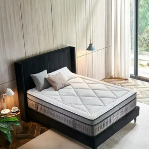 Popüler tarzı 180*200*24cm boyutu ve cep bahar köpük yatak öğe akıllı yatak şiltesi satış iç bahar minder