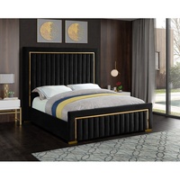 Lits rembourrés sur mesure de haute qualité, taille king double, pour la maison