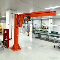 Grue à flèche électrique à rotation continue à 360 degrés efficace avec télécommande pour une utilisation industrielle en entrepôt et dans la construction