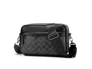 Túi đeo chéo nam bán chạy, túi đeo vai thời trang nam, in họa tiết phong cách, chất liệu <span class=keywords><strong>PU</strong></span>, túi đeo vai nam, túi Sacoche Homme - Product Image 1