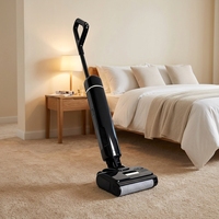 180 ° Aspirateur serpillière autonettoyant tout-en-un sans fil multi-surfaces pour sols durs