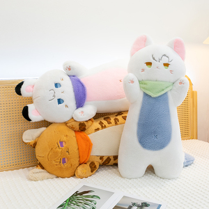 Adorable Doudou Poupée Chat Siamese en Peluche avec Rembourrage en Coton PP et Matière Polyester, Motif Renard, Idéal Cadeau - Product Image 4