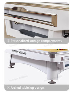 Mesas <span class=keywords><strong>de</strong></span> <span class=keywords><strong>Billar</strong></span> y Snooker Profesionales, <span class=keywords><strong>Mesa</strong></span> <span class=keywords><strong>de</strong></span> <span class=keywords><strong>Billar</strong></span> <span class=keywords><strong>Rasson</strong></span> 4 en 1 - Product Image 5