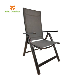 เก้าอี้ลานอลูมิเนียมแบบพกพาทันสมัยพับได้เก้าอี้เท้าแขนโลหะสำหรับรับประทานอาหารกลางแจ้งห้องนั่งเล่นโรงแรมสวนสวนใช้ในลาน - Product Image 1