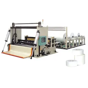 Machine automatique de contrôle CE de 1800 à 2300mm de largeur jumbo pour papier de soie tissu non tissé machine à refendre et à rembobiner les rouleaux de papier thermique - Product Image 1