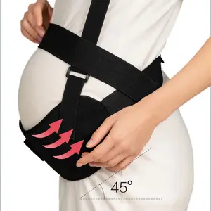 Unique Bargains Pregnant Belt Pelvic Back Abdomen Maternity Belly Support  Band L