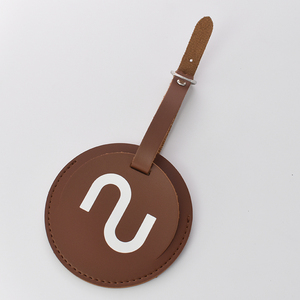 Etiqueta <span class=keywords><strong>de</strong></span> Equipaje Redonda <span class=keywords><strong>de</strong></span> Cuero con Logotipo Personalizado, Regalo <span class=keywords><strong>de</strong></span> Moda para <span class=keywords><strong>Agencia</strong></span> <span class=keywords><strong>de</strong></span> <span class=keywords><strong>Viajes</strong></span>, para Maleta - Product Image 2