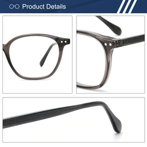 Monture de lunettes optiques en bio-acétate de haute qualité, design carré à coins arrondis, fabricant de lunettes à marque privée - Product Image 4