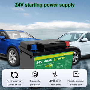Batería de iones de litio de 24V 40Ah, paquete de baterías de fosfato personalizado para arranque de coche, reemplazo adecuado para baterías de plomo-ácido - Product Image 4