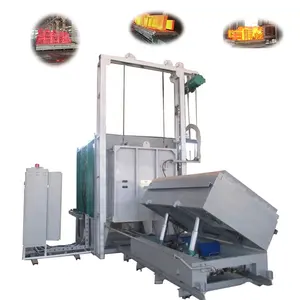 trolley type electric resistance heat treatment furnace for normalized