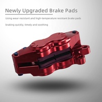 Nouveau style – Étriers de frein avant à 4 pistons personnalisables en aluminium pour moto, motocross, vélo – Pompe de frein avant