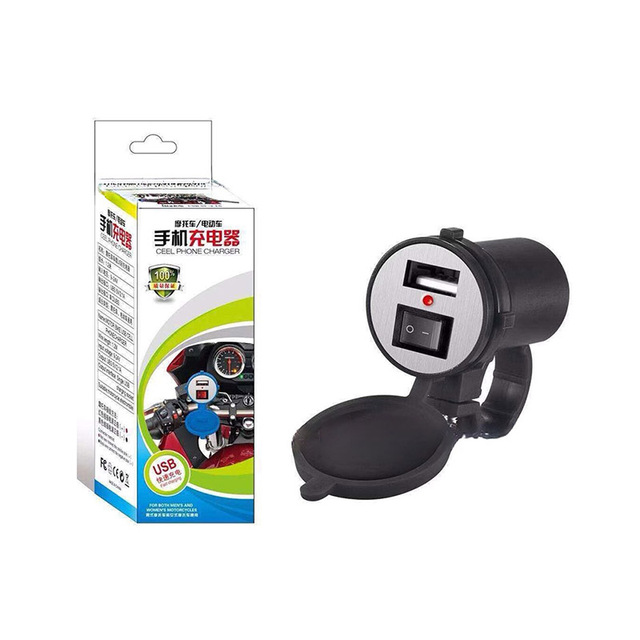 12-24V Usb Motorcycle Charger Waterproof Power Socket Usb Charger Adapter Waterproof Auto Charger Adapter
