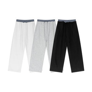 <span class=keywords><strong>Treillis</strong></span> tissé <span class=keywords><strong>de</strong></span> haute qualité Double taille conception YKH 280GSM hommes pantalons longs pantalons <span class=keywords><strong>de</strong></span> sport doux pour hommes - Product Image 2