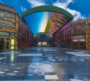 Rgx ODM trần trang trí trong nhà ngoài trời sử dụng p2.5mm p4mm đầy đủ màu sắc plafond overhead Top Trần dẫn Màn hình hiển thị với TUV - Product Image 5