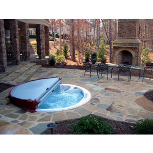 <span class=keywords><strong>Couverture</strong></span> ronde extérieure moderne de <span class=keywords><strong>spa</strong></span> de piscine de bains à remous de PVC - Product Image 2