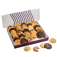 Emballage personnalisé pour biscuits, boîte de grande taille avec logo, emballage de luxe recyclable pour gâteaux, beignets, desserts sucrés, pour emporter