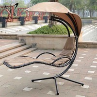 Chaise de soleil d'extérieur en rotin et osier, lit-balançoire/lit de jour, pour piscine, mobilier de jardin et patio, de luxe, nouveauté