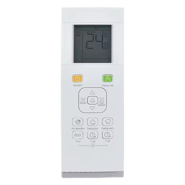 New Original RM02WA Fixed Code Plastic Remote Control for Trane Air Conditioner Rechargeable Battery 8 Meter Range 4 Buttons