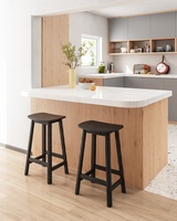 Renforcement de tabouret de comptoir sans dossier Newport Living en chêne massif 24 tabourets de bar de comptoir pour comptoir haut