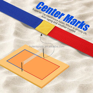 Kit de marquage de <span class=keywords><strong>terrain</strong></span> pour volleyball de plage, accessoires d'entraînement en plein air, <span class=keywords><strong>ligne</strong></span> de démarcation pour les sports sur herbe et les fêtes de plage - Product Image 2