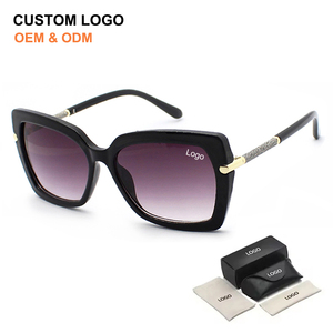 Fashion Trending Classic Cat Eye Spectacle Frames Shades with High Quality UV400 Luxury Women Sunglasses Custom Logo Sun Glasses - Product Image 1