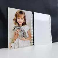 Carnet à spirales A5 personnalisable pour sublimation, avec couvertures vierges double face en PET, pour personnalisation par sublimation (vente en gros)