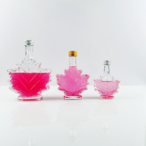 Bouteille en verre transparente de 50ml 100ml 250ml souhait créatif, ciel étoilé et arc-en-ciel, emballage de dérive d'étoile chanceuse - Product Image 1