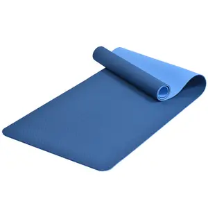 2024 โลโก้ที่กําหนดเองเป็นมิตรกับสิ่งแวดล้อมYoga Mat De 4 มม.6 มม.8 มม.10 มม.TPEลื่นออกกําลังกายYoga Mat