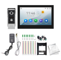 Sonnette intelligente Tuya 10 pouces IPS écran tactile avec caméra 1080P IP 65 étanche Vision nocturne détection de mouvement pour la sécurité à domicile