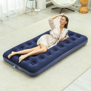 Matelas pneumatique double portable avec pompe électrique intégrée pour le camping, les voyages, l'utilisation à domicile dans la chambre ou en extérieur - Product Image 4
