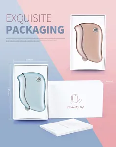 Appareil anti-rides électrique chauffant Gua Sha pour le visage et le cou, massage facial, approvisionnement direct fabricant à prix réduit pour achats groupés - Product Image 5