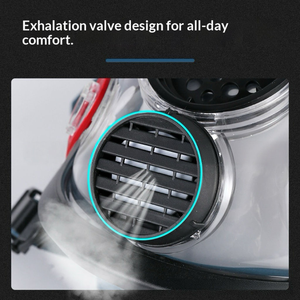 Masque à gaz intégral homologué CE, filtres respiratoires industriels pour produits chimiques, radiations toxiques, réutilisable, compatible avec les respirateurs à 3 couches - Product Image 6