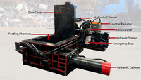 Compacteur horizontal de déchets de canettes en aluminium de qualité supérieure, équipement de recyclage manuel, presse à métal automatique