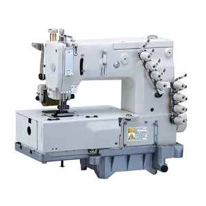 QK-1404P Fabriek Directe Verkoop Computer Industriële Kettingsteek Multi Naald Jeans Naaimachine Prijs