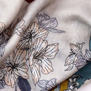 <strong>Wholesale</strong> Custom Logo 100*200 <strong>Wool</strong> Fabric Long Scarf Fashion Female Scarf for Women <strong>Wool</strong> <strong>Shawls</strong> <strong>Wool</strong> Bulk Scarf for Warming - Product Image 3