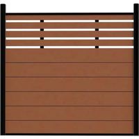 Classic White 6ft Privacy Fence Panels 6x8 Fence Panels and Post Garden Home Plastic Wall Privacy for Outdoor