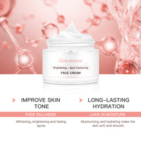 Crème hydratante éclaircissante anti-taches OEM ODM à la niacinamide pour le visage